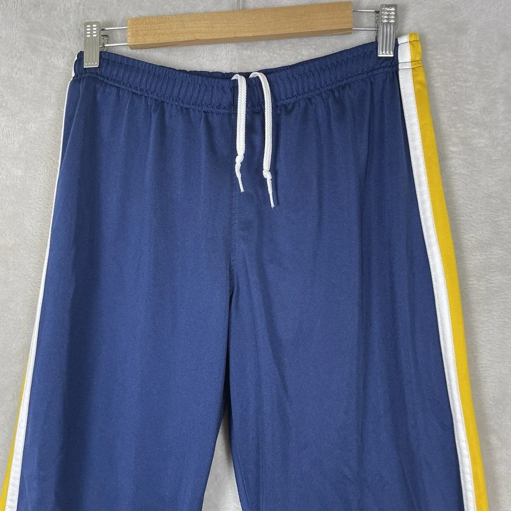 Vtg Y2K Nike Dazzle Track Pants Womens Large Dance Logo Zip Basketball Drawstrin